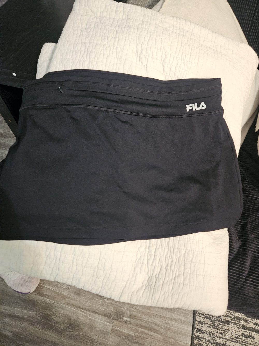 FILA Women's Black Athletic Skort